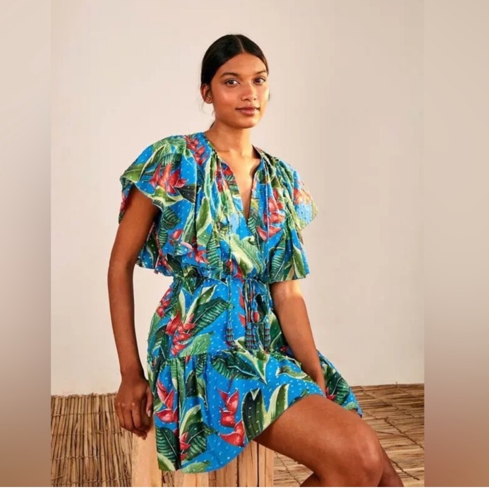 FARM RIO • Dream Garden Mini Dress